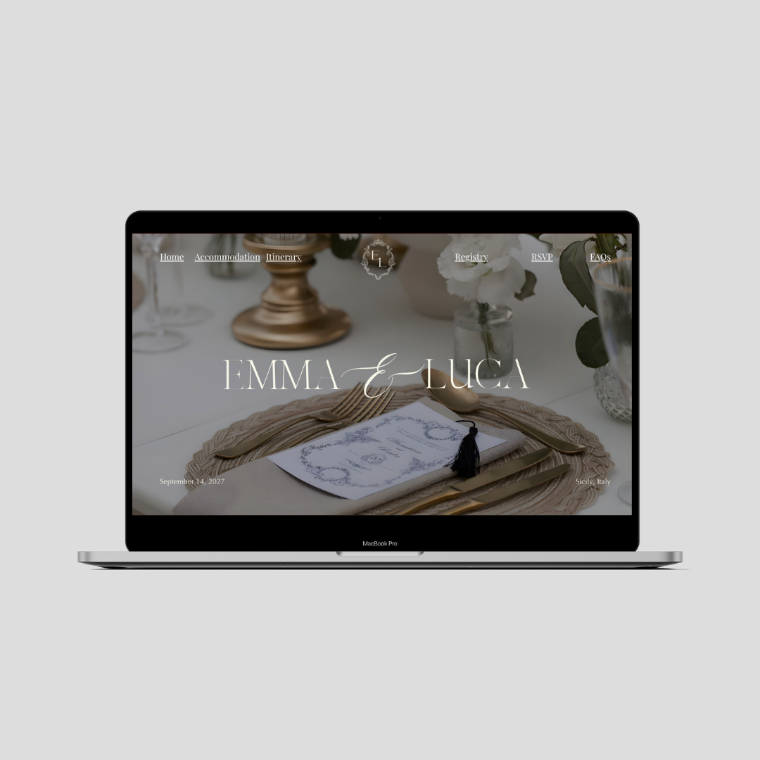 Everlasting Wedding Website Template