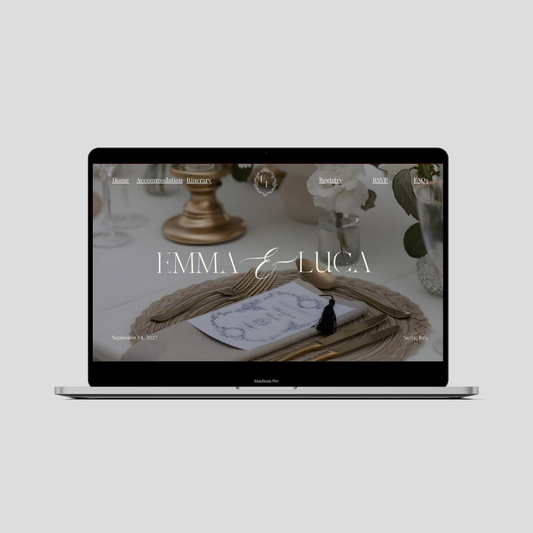 Everlasting Wedding Website Template